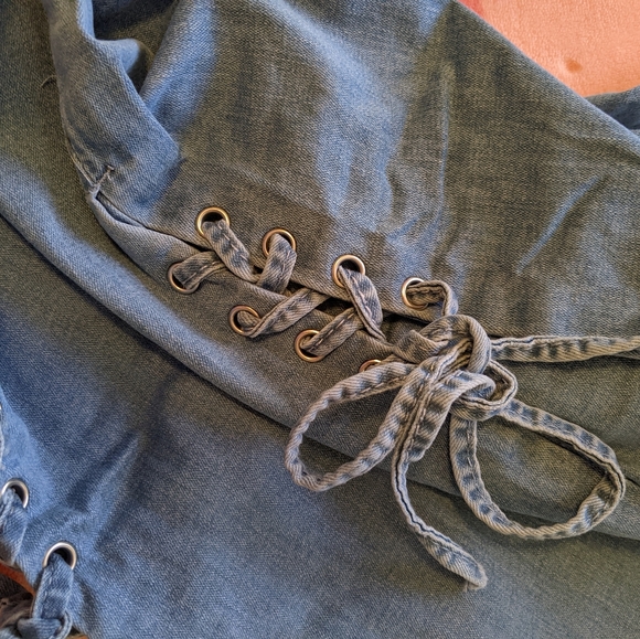 Tie Flair Jeans - Picture 6 of 6